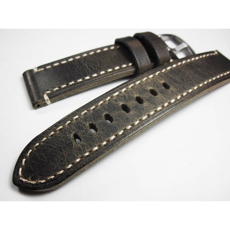 [เครื่องมือติดตั้งฟรี] Yijiang Handmade First Layer Cowhide Strap หนังแท้ด้อย