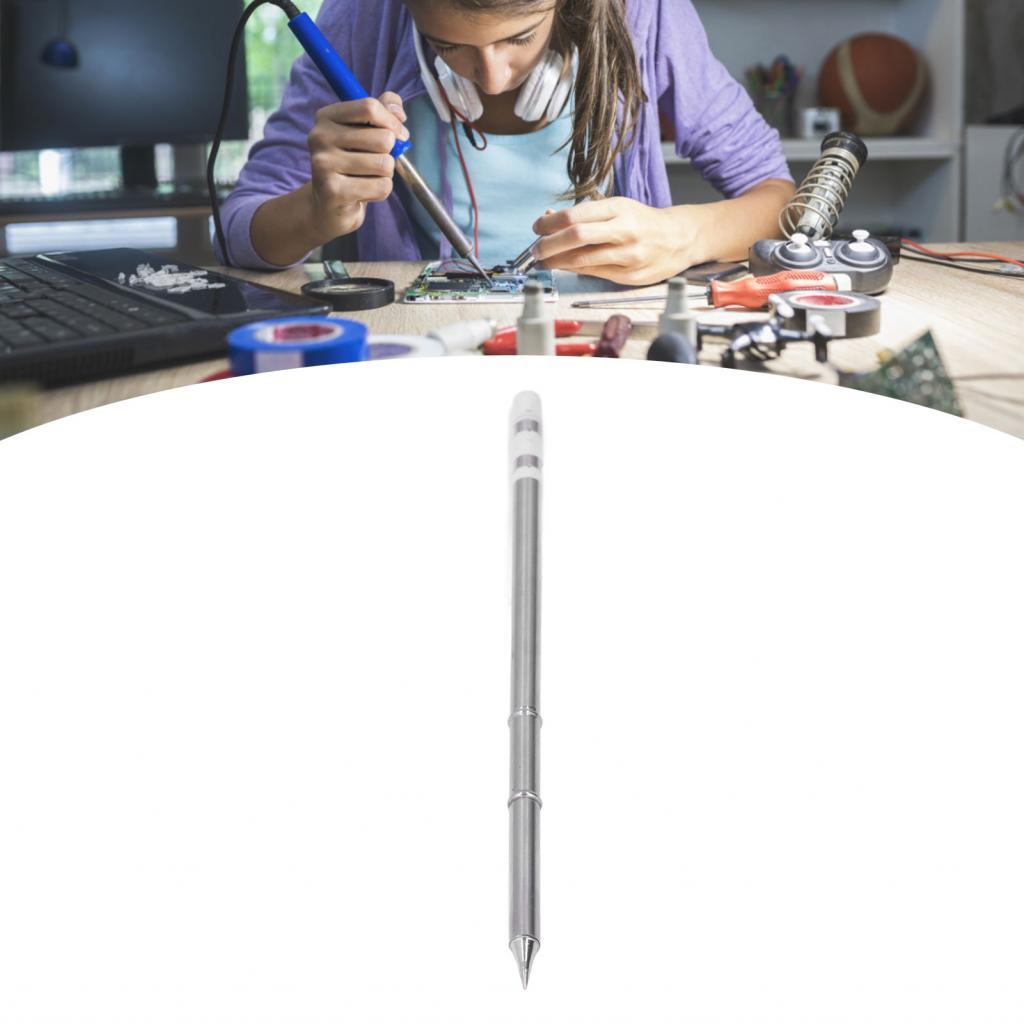 Meily_fun.th Mingzhe หัวแร้งบัดกรีหัวเชื่อมความร้อนอย่างรวดเร็วอุปกรณ์เสริม T12 สำหรับ DIY ซ่อมอุปกร