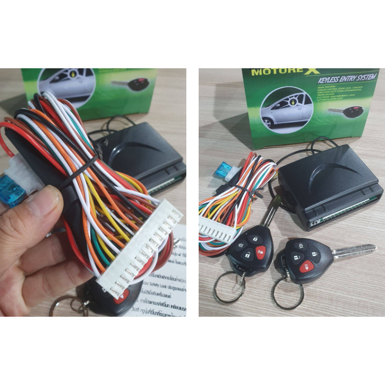 รีโมทรถยนต์ รีโมทเปิด-ปิด  รีโมทกุญแจ  ล็อค ปล็อค MOTOR X  หน้ากุญแจทรง TOYOTA สำหรั TOYOTA ทุกรุ่น