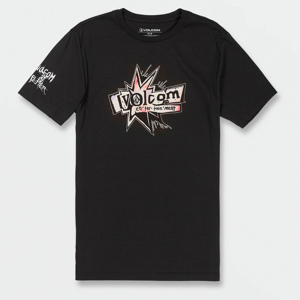 Volcom V ENT SKULLCONUTS SST พรีเมี่ยม 100% คอotton ขนาดใหญ่ คอกลมแขนสั้น สไตล์ลำลอง