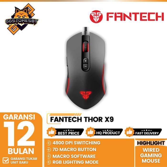 FANTECH THOR X9 Gaming Mouse (ของตกแต่งดิจิตอล)