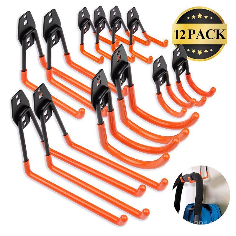 Heavy Wall Storage Hook ตะขอโลหะ Gardening Hook Wall Garage Hook Storage ยุโรปอเมริกัน Hook QOAV