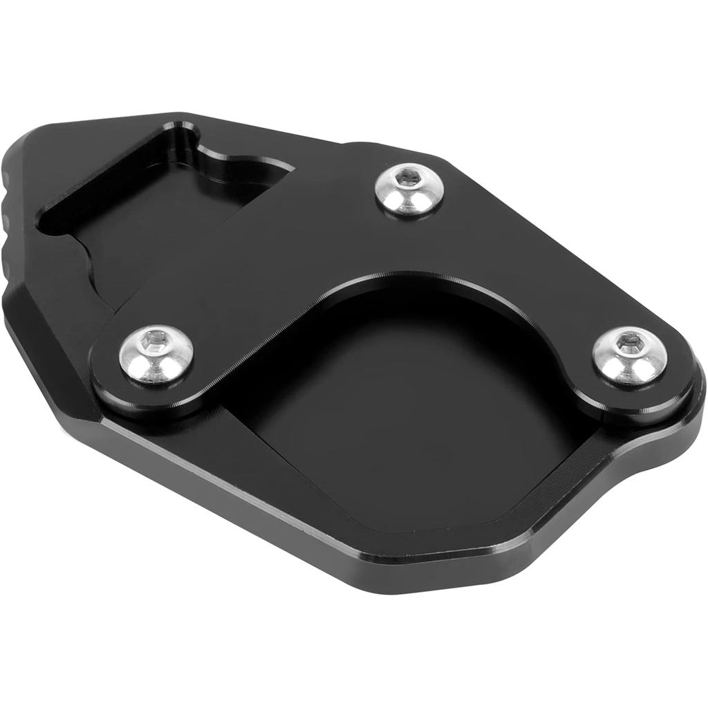 Worldmotop ขาตั้งรถจักรยานยนต์ Extender สําหรับ HONDA CRF300L CRF300L Rally ขาตั้งด้านข้างแผ่น (สีดํ