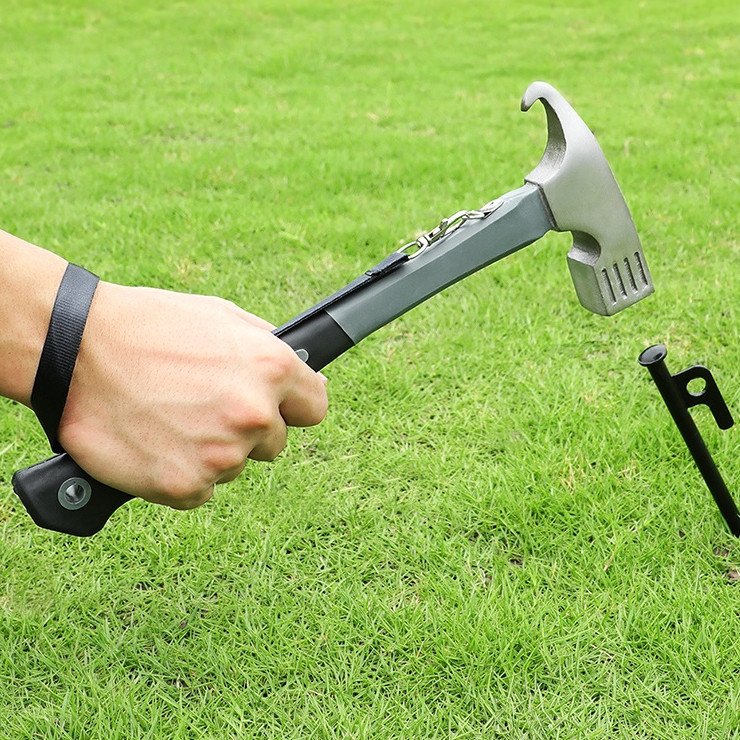 เต็นท์ Camping Peg Khemah Camping Hammer Flysheet POLE Holder Outdoor Camping เต็นท์ Peg เต็นท์เล็บเ