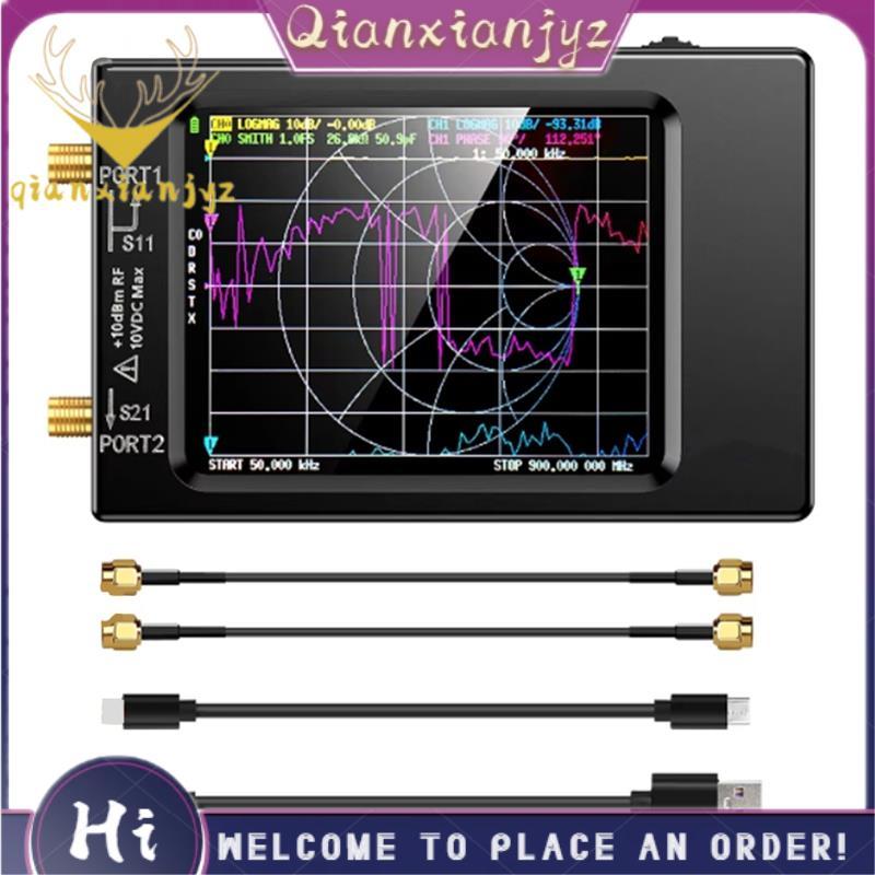 -H Vector Network Antenna Analyzer 10KHz-1.5GHz MF HF VHF UHF W/ Shell SD Card Slot Digital Nano VNA