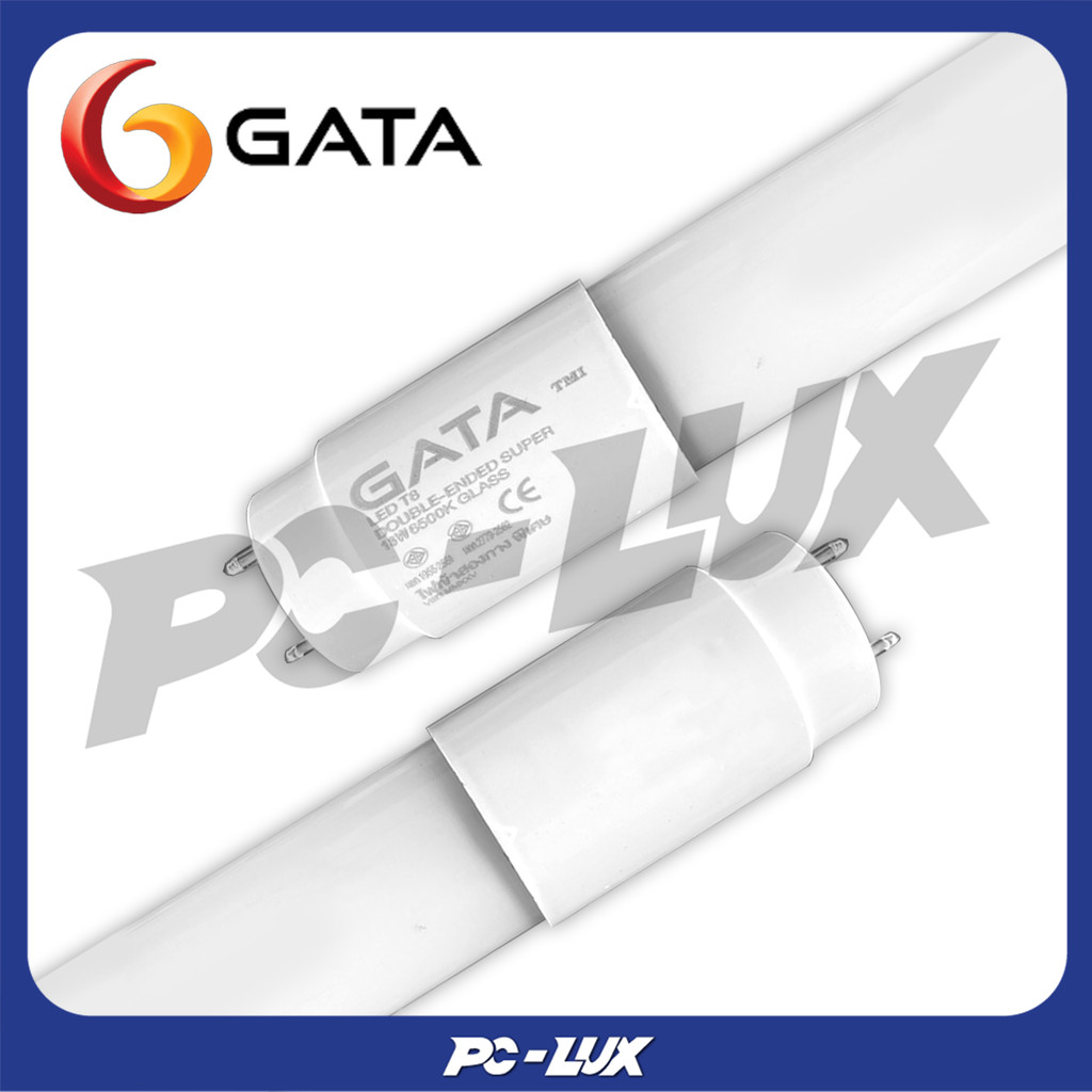 GATA หลอดไฟ LED T8 รุ่น Double-Ended Super สี Warm white