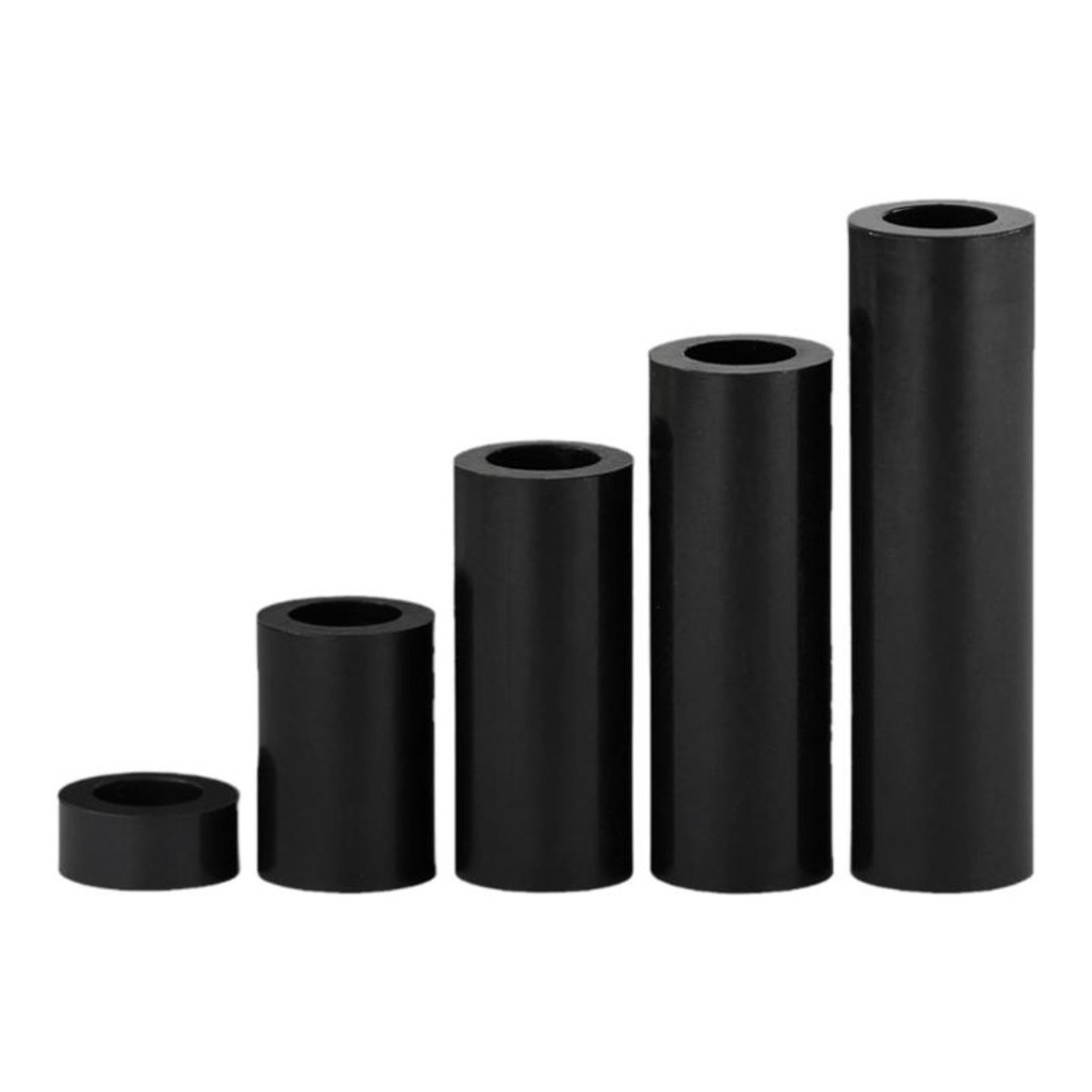 (-LJX)คอลัมน์แยก ABS สีดําผ่านคอลัมน์แขนไนลอน, คอลัมน์แยกฉนวน M5/M6/M8