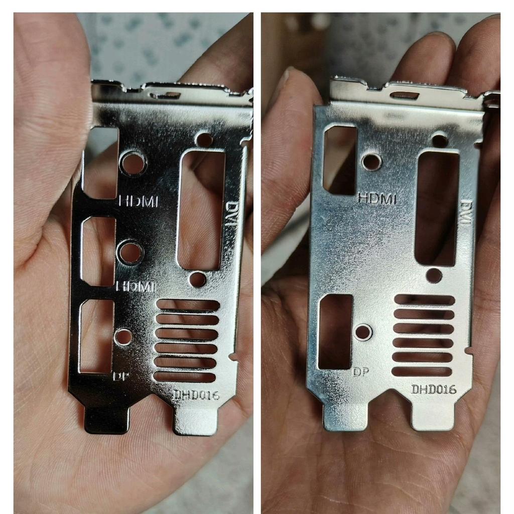 แผ่นปิด I/O การ์ดจอ Gigabyte แบบครึ่งสูง/เต็มสูง สำหรับ GTX750Ti/1050Ti/1650 แบบเดิมพัน