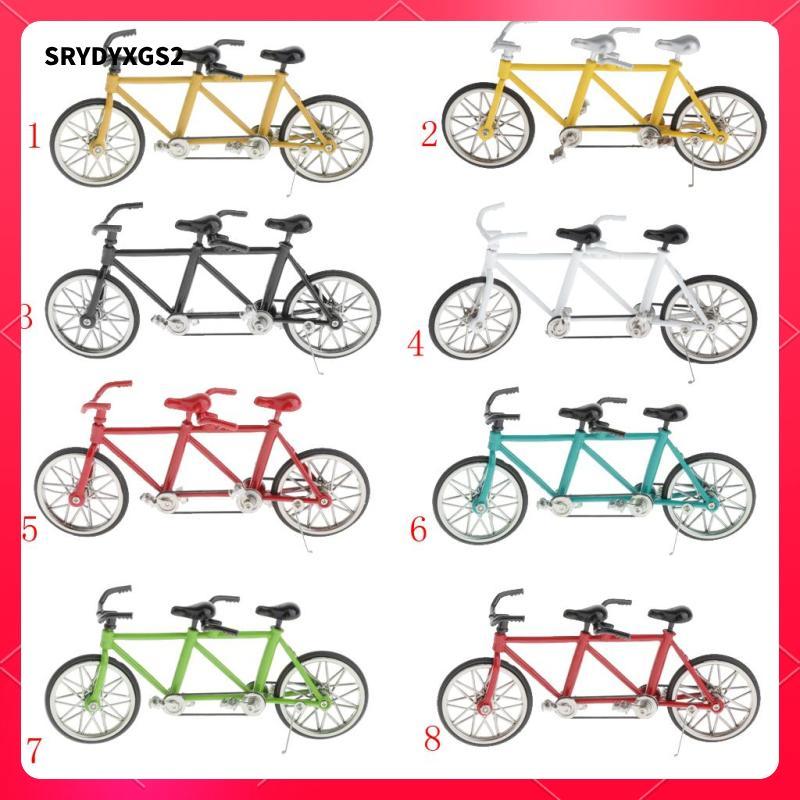 [Srydyxgs2] 1:16 Tandem จักรยานจักรยานรุ่น Home Workplace ตกแต่งสํานักงานสําหรับผู้ชายผู้หญิงโต๊ะเคร