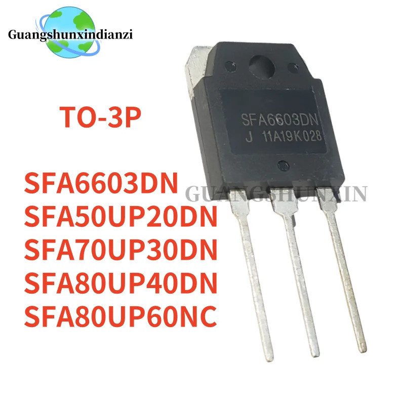 5PCS SFA50UP20DN SFA80UP40DN SFA6603DN SFA70UP30DN SFA80UP60NC TO-3P Field Effect ทรานซิสเตอร์