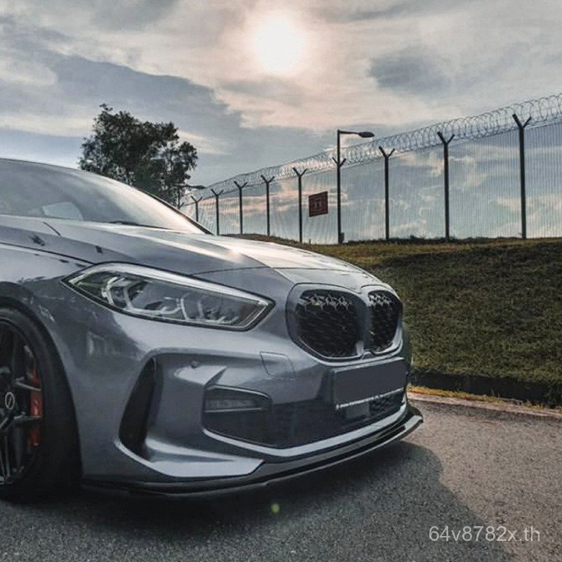 เหมาะสําหรับ bmw bmw 1 Series f40 M Sport 118i 120i 128ti 2019 + Front Lip Front Shovel การปรับเปลี่