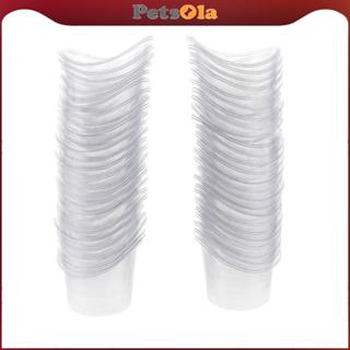 [PETSOLA] ถ้วยล้างตาแบบใช้แล้ว.dispose 100 ชิ้น ขนาด 5 ml สำ…