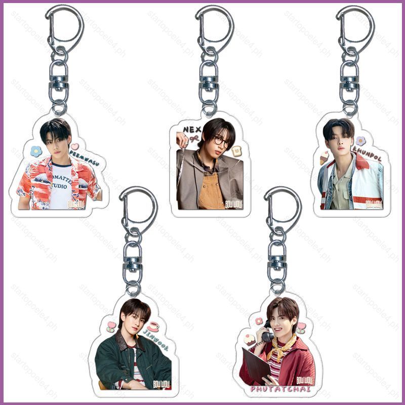 BUS คุณพล พวงกุญแจอะคริลิคกระเป๋าเป้สะพายหลังจี้ทองแดง Peed Jinwook กระเป๋าอุปกรณ์เสริมดาว Periphery