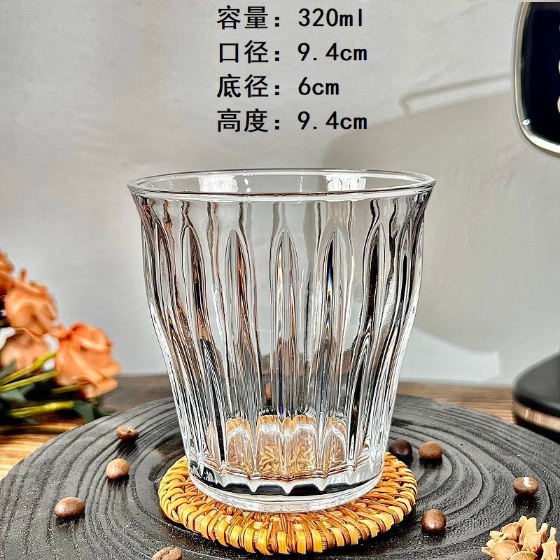 แก้วกาแฟสไตล์อิตาเลียน Dirty Latte แก้วกาแฟสวย แก้วกาแฟสไตล์อิตาเลียน Dirty Cup แก้วกาแฟลายข้าวสาลี 