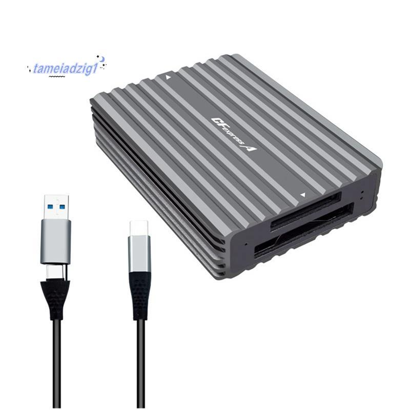 แบบพกพา Type C to CFexpress B CFexpress A Reader ไดรฟ์ฟรี CFexpress Tyep B Card Reader CFexpress Tye