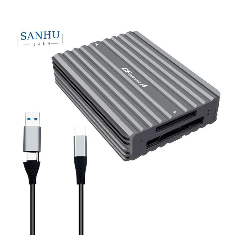 แบบพกพา Type C to CFexpress B CFexpress A Reader ไดรฟ์ฟรี CFexpress Tyep B Card Reader CFexpress Tye
