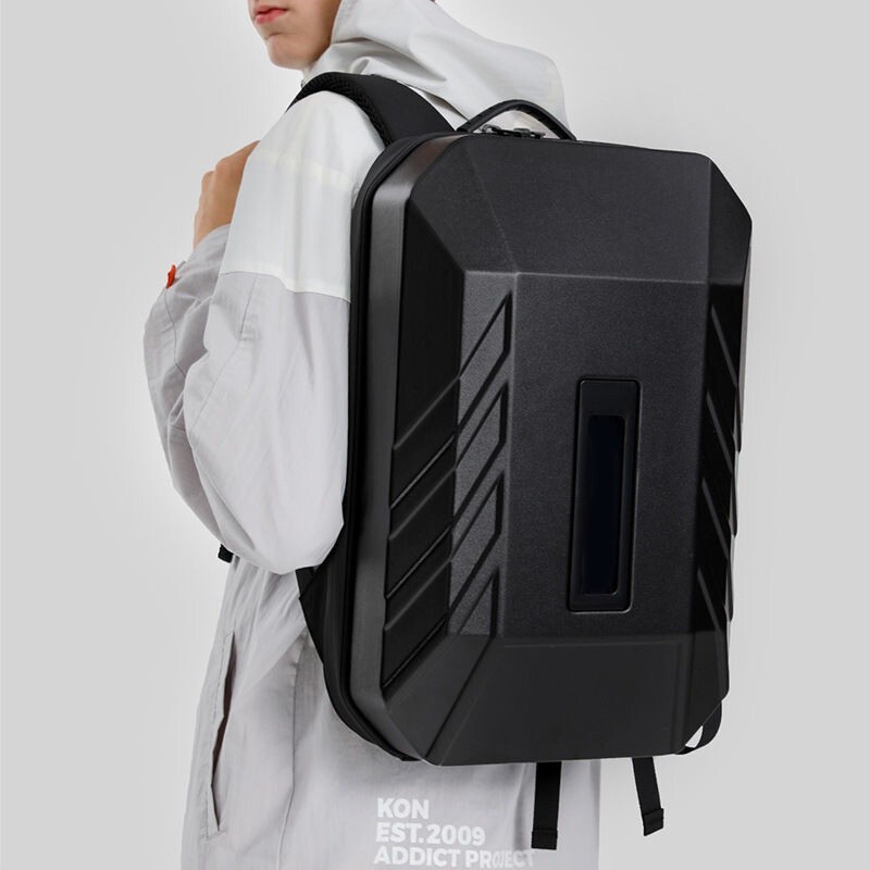 SGHot selling OZUKO New Business Backpack Smart LED Men's backpack PC Hard Shell Men's Computer Bag 