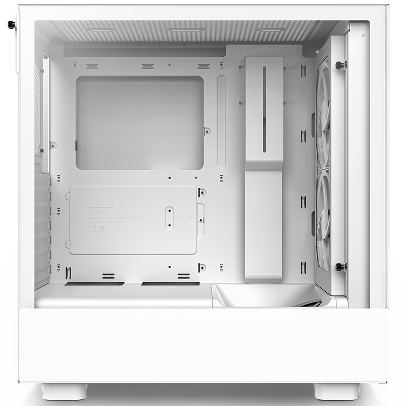 NZXT Enjie H5 Flow/Elite สมาร์ทคอมพิวเตอร์เกมกรณี ATX กลางทาวเวอร์ด้านข้างโปร่งใสกรณีหลัก