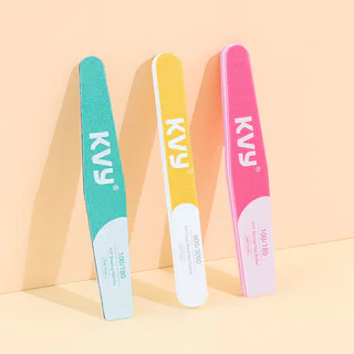 KVY Shaping Nail File #Green เควีวาย ตะไบเล็บแบบ 2 ด้าน สีเขียว.