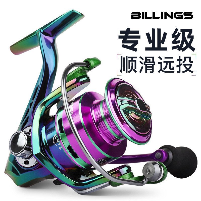Gapless Fishing Reel รอกตกปลาโลหะทั้งหมด สีสันสวยงามจาก OKKO