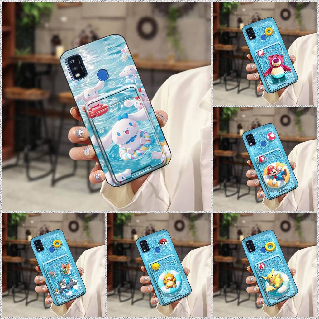 การกระจายความร้อน ZTE Blade A51/A51S/ZTE ใบมีด A51/A7P เคสโทรศัพท์ผู้ชายผู้หญิงสไตล์ผู้ถือบัตรสําหรั