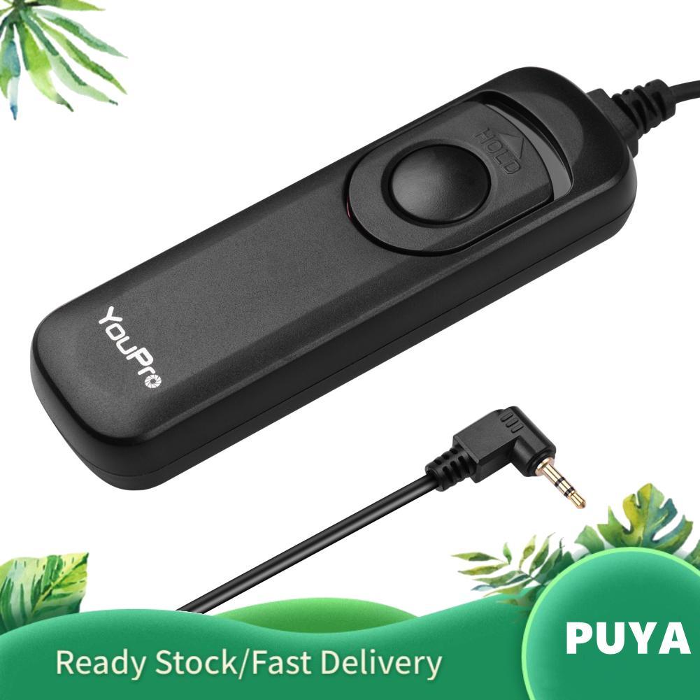 Puya Puya YouPro E3 ประเภทชัตเตอร์เคเบิ้ลตั้งเวลาการควบคุมระยะไกล 1.2 เมตร/3.9ft เปลี่ยนสำหรับ Canon