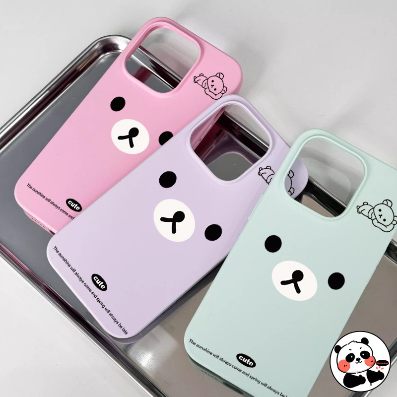 Macaron สีน่ารัก Rilakkumaเคสโทรศัพท์สําหรับ iQOO 13 12 11 Pro 11s U5 U5e U3 U3x iQOO13 iQOO12 iQOO1