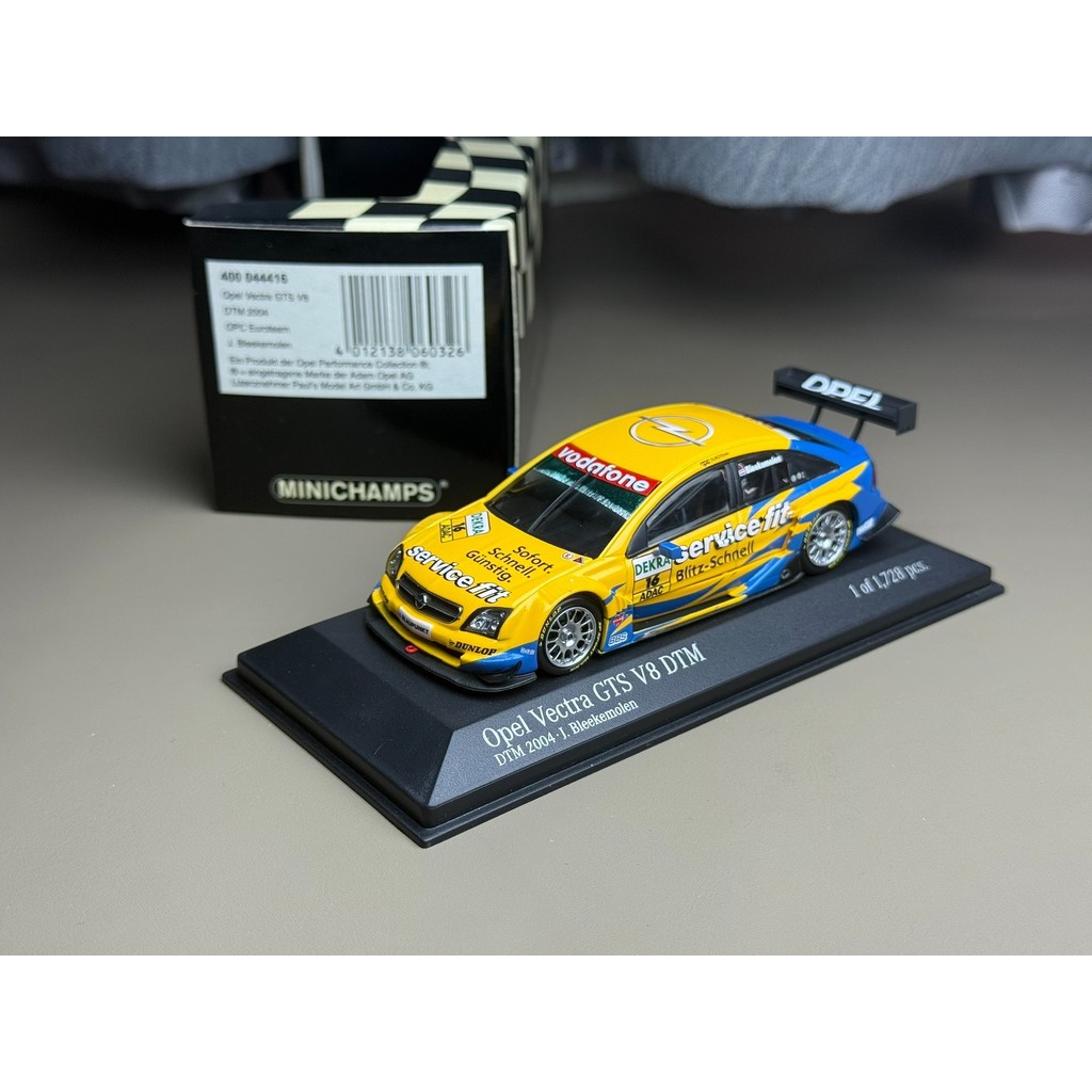 มินิคัท 1/43 Opel Vectra GTS V8 DTM #16 ยินดีต้อนรับสู่คําถามรถใหม่สภาพจากเวลาสู่เวลาขายไม่คืนเงินต้