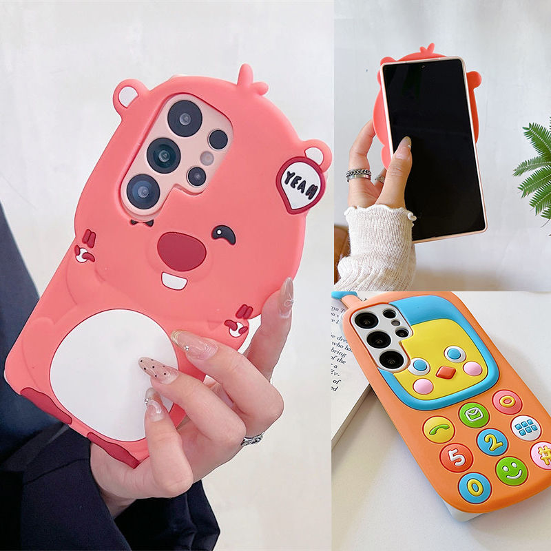 3D กันกระแทก สําหรับ iPhone 16 Pro Max 17 Air 15 14 plus X XS XR 16E 17Air 17Pro 16Pro 15Pro 14Pro เคสมือถือ Soft TPU Case เคสป้องกัน Cute Cartoon Duck Girl Push-phone Star Loopy Cover เคสกันกระแทก เคสซิลิโคน เคสป้องกันสามมิติ - รูปที่ 7