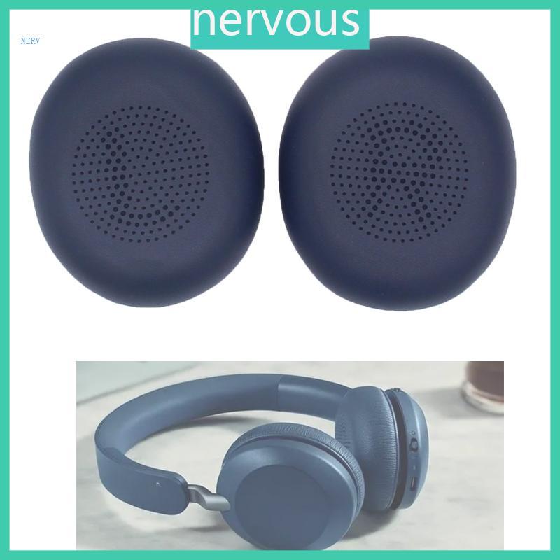 NERV 2x แผ่นรองหูฟังเบาะหนังโปรตีนสําหรับ Elite 45h Evolve 2 65 Evolve2 65