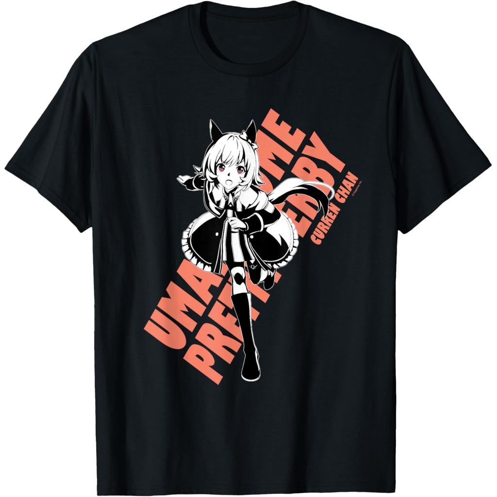 เสื้อยืด Curren Chan Anime ลาย Umamusume ผ้าฝ้าย 100% สำหรับทุกเพศ มีสินค้าพร้อมส่ง