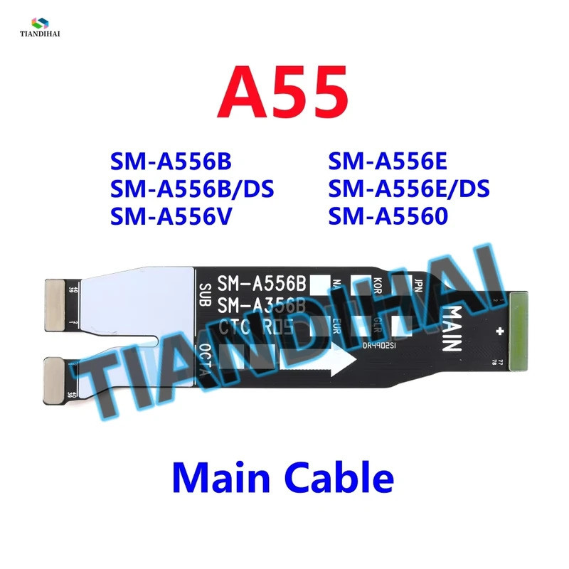 ขั้วต่อเมนบอร์ดชาร์จ Flex สําหรับ Samsung Galaxy A55 5G A556 A556B A556B/DS A556E หลัก SUB สาย