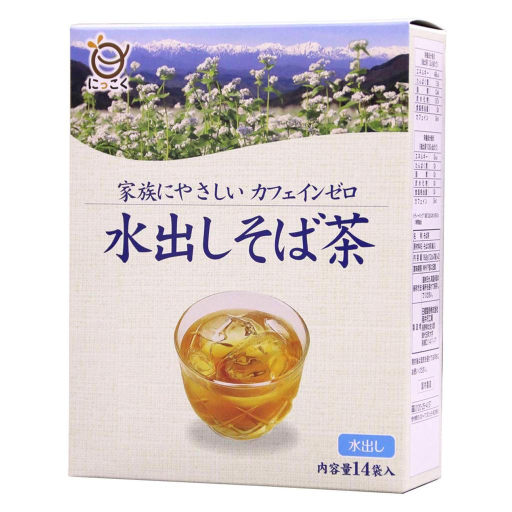 Nikkoku Seifun Cold Brew Buckwheat Tea 168g×2 Caffeine-Free Japan