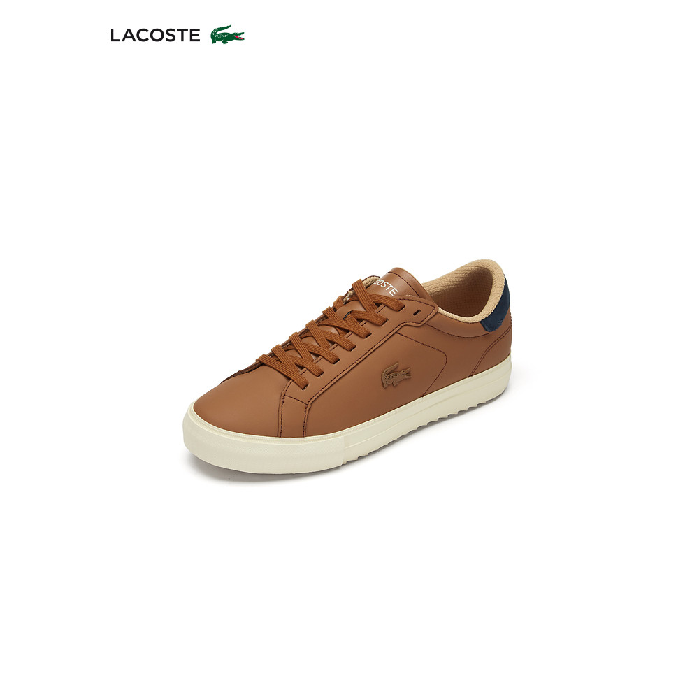 LACOSTE French Crocodile Classic Men's Lace-Up Casual Leather Shoes | รองเท้าลำลองหนัง LACOSTE Frenc