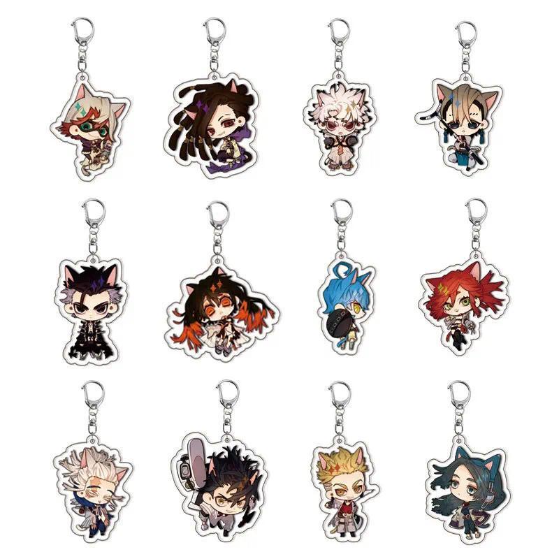 อะนิเมะ GACHIAKUTA Rudo Enjin Zanka Riyo Jabber mica พวงกุญแจ KeyRing โซ่สําหรับ