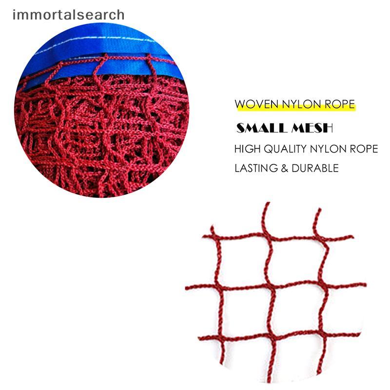 IMMO 3.1/4.01/5.1/6.1m Professional Sport Training Standard Badminton Net Volleyball Net Easy Setup 