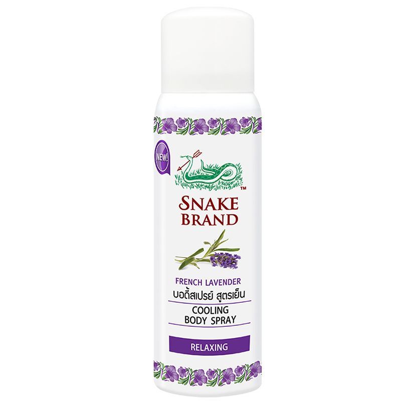 คูลลิ่งบอดี้สเปรย์ ตรางู รีแล็กซิ่ง ขนาด 50 มล./Snake Brand Cooling Body Spray Relaxing 50ml.