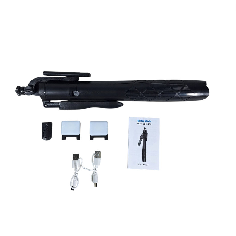 EASYDEALS KEELEAD Tongsis ขาตั้งกล้อง HP กล้อง Monopod พร้อมรีโมทและเติมแสง - L16