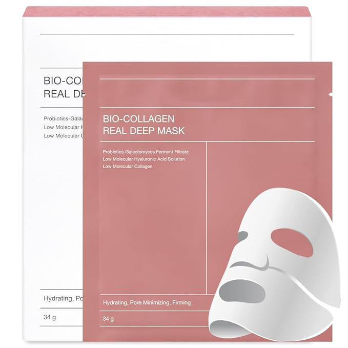 BIO-COLLAGEN Bio-Collagen Mask - แผ่นมาส์กที่ถอดออกได้สีขาวถึงโปร่งใส