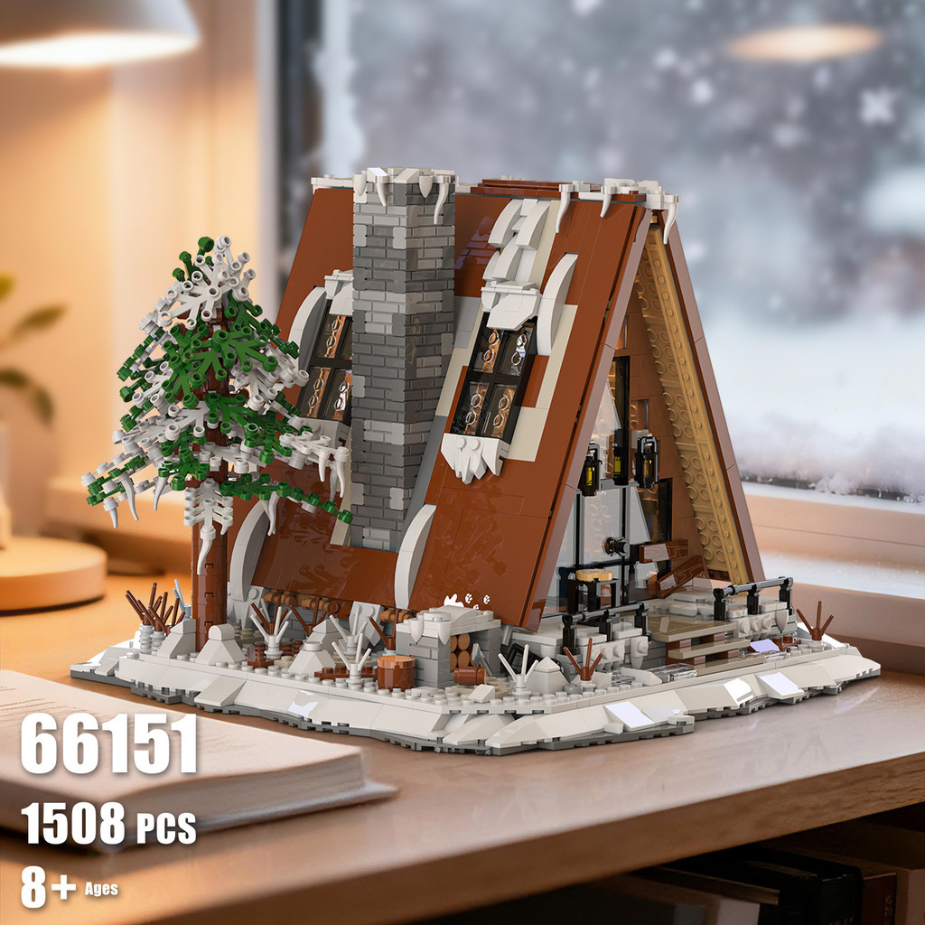 อิฐ Yue 66151 Building Block A ประเภท Iglod Building Educational Boy 7-14 ปีประกอบอาคารบล็อกรุ่นเดสก