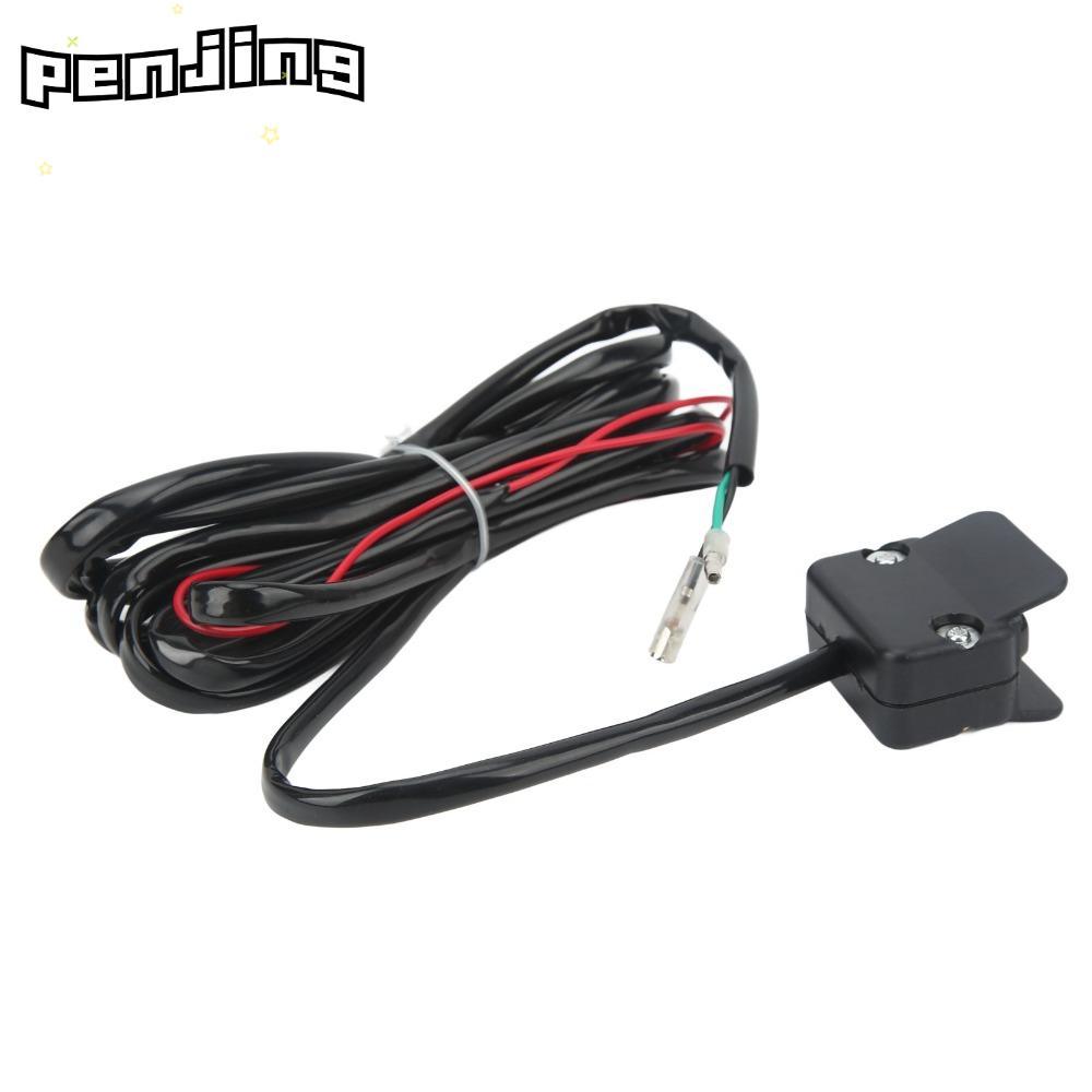 PENJING Winch Rocker Switch, 3 เมตรสายควบคุมแฮนด์,สวิทช์เปลี่ยน 12V Thumb Switch สําหรับ WARN A2500 