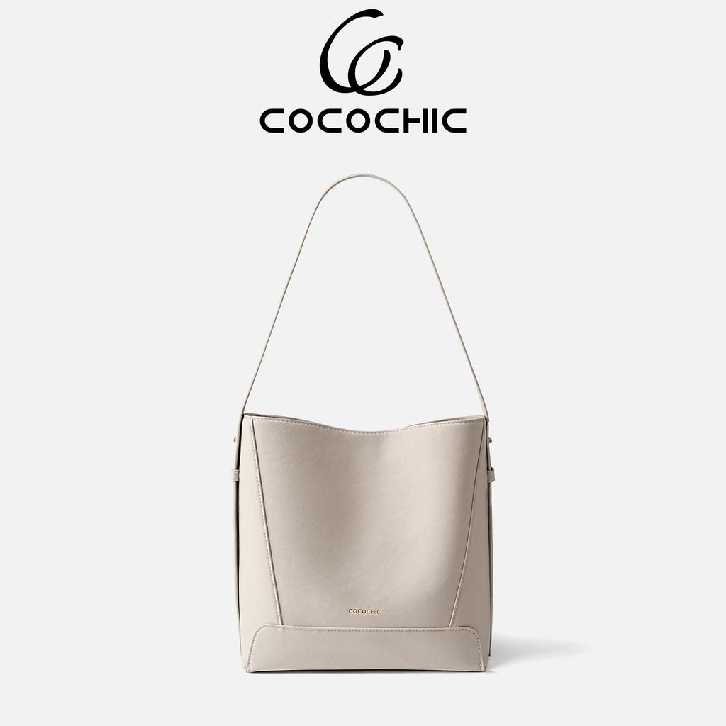 【COCOCHIC】กระเป๋าถังทอทสำหรับผู้หญิง ขนาดใหญ่ อเนกประสงค์ สะพายไหล่ สะพายเฉียง กระเป๋าทำงานและใช้ในชีวิตประจำวัน