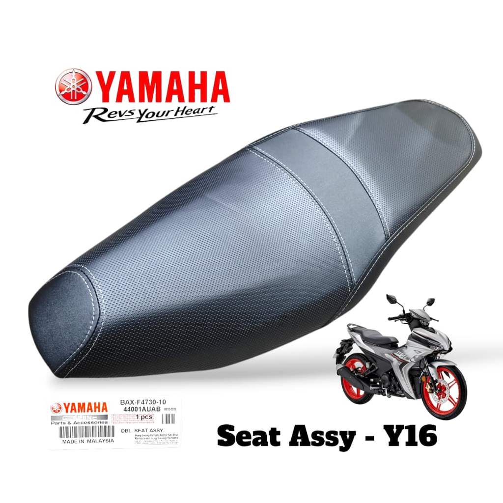 YAMAHA Y16 Y16ZR Y16 V1 V2 ABS ที่นั่งเส้นสีขาว ASSY ที่นั่งคู่ ASSY TEMPAT DUDUK BAX-F4730-10