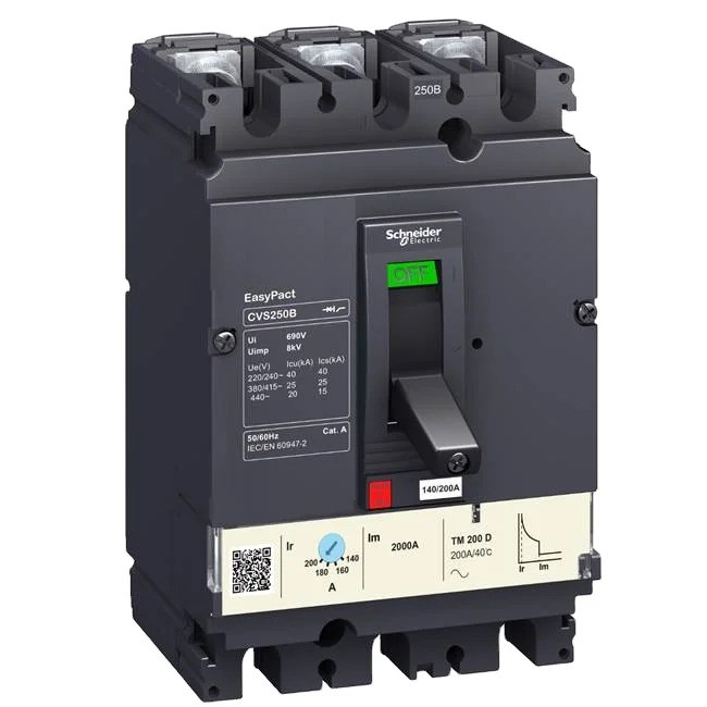 คุณภาพสูง Schneider CVS250B เซอร์กิตเบรกเกอร์ 3P 25kA LV525302&**&