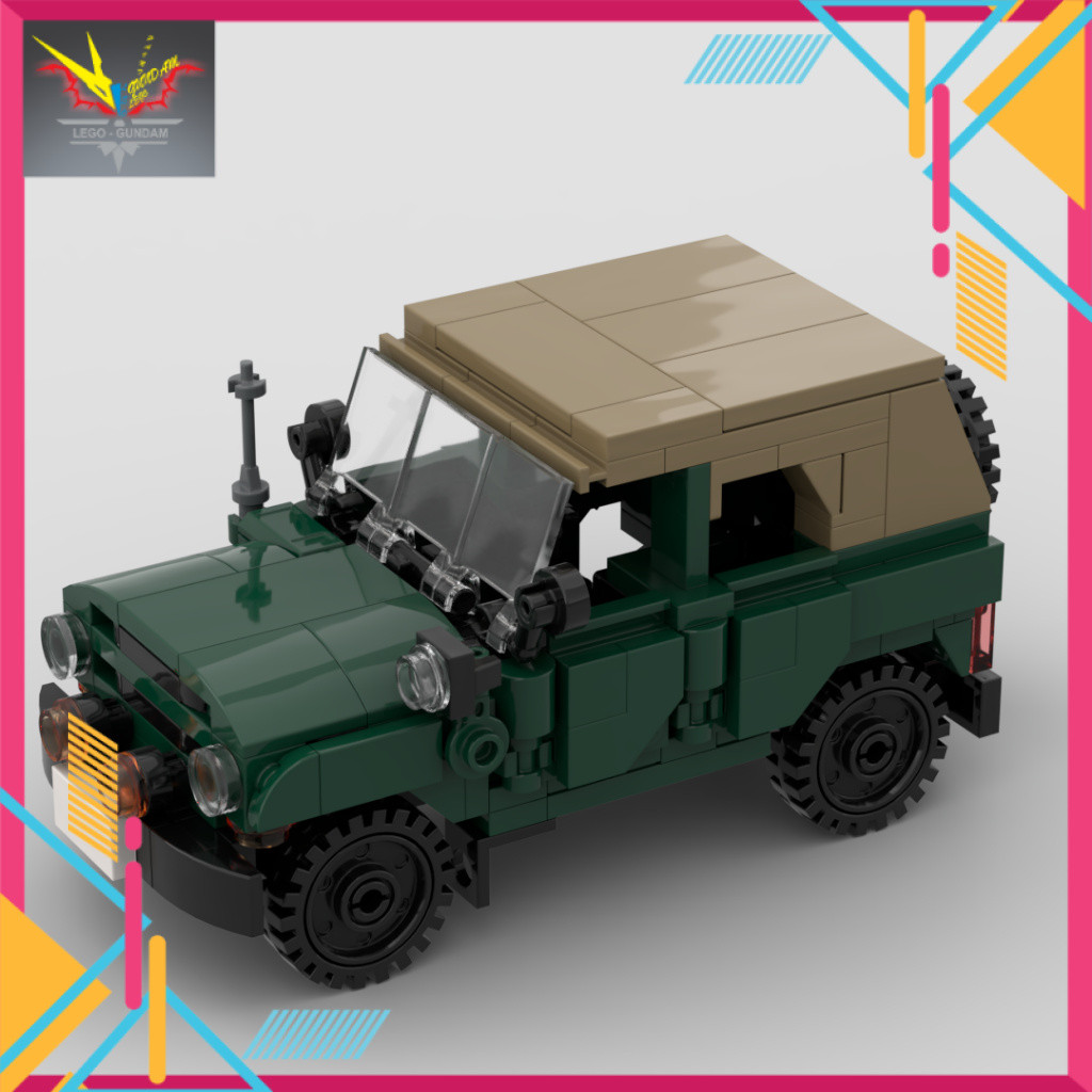 Moc Army Military Assembly Toy UAZ 469