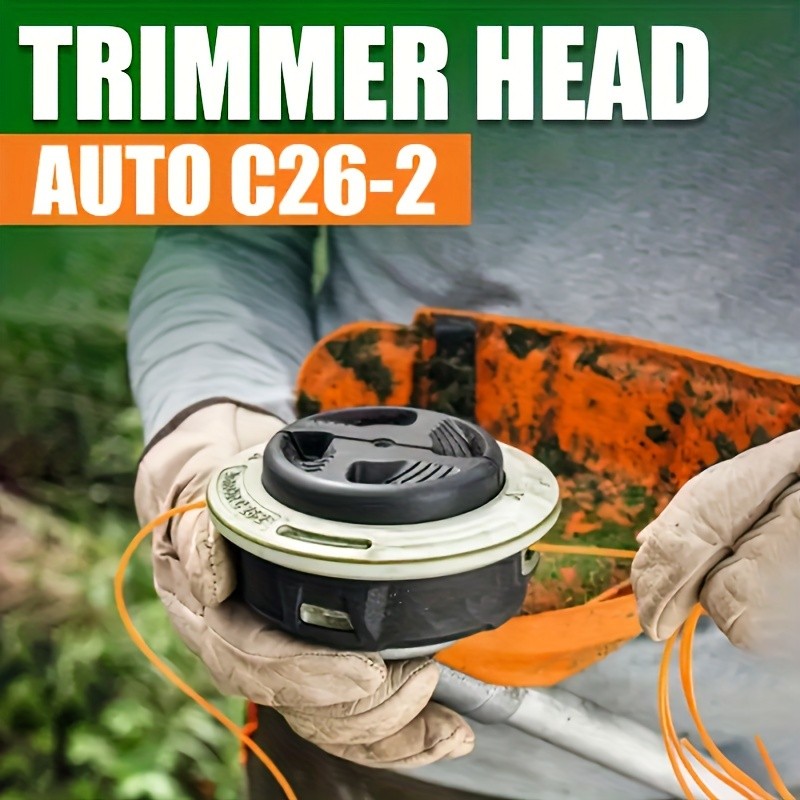 C26-2 หัวเครื่องตัดหญ้าสองสายเข้ากันได้กับ Stihl FS55 FS55R FS56 FS56RC FS70 FS70R FS80 FS85 FS90 FS