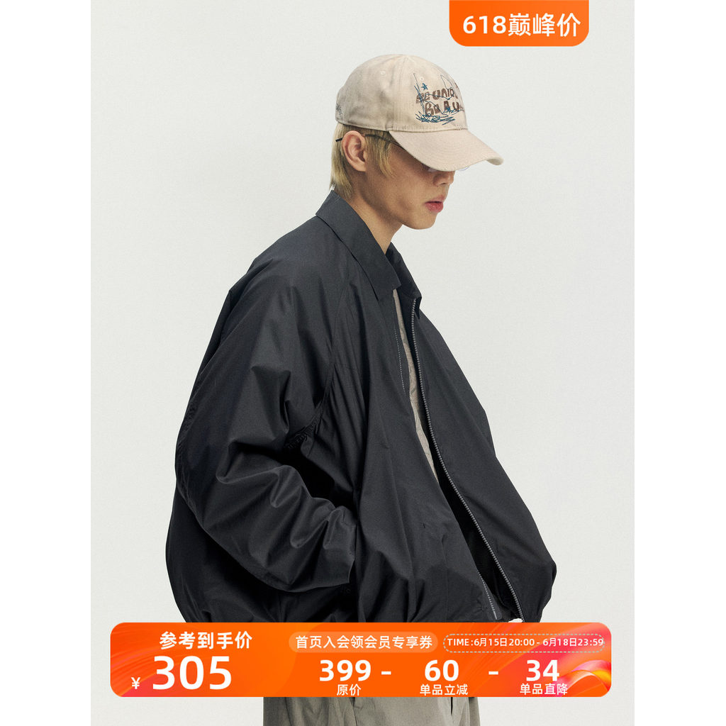 Instant Mountain Monterest Outdoor C6 Water Repellent UPF50+ Sunscreen Lapel Balloon Hem Jacket Jack