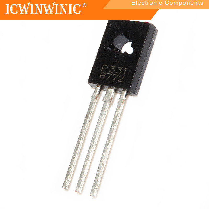 5 ชิ้น 2SB772 B772 TO-126 ส่วนประกอบอิเล็กทรอนิกส์