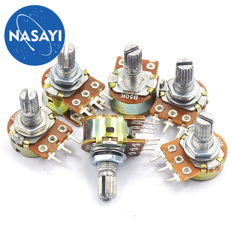 5 ชิ้นสําหรับ Edifier C1 เสียง potentiometer R201TII 148 ประเภท double Potentiometer A5K ความยาว 15 