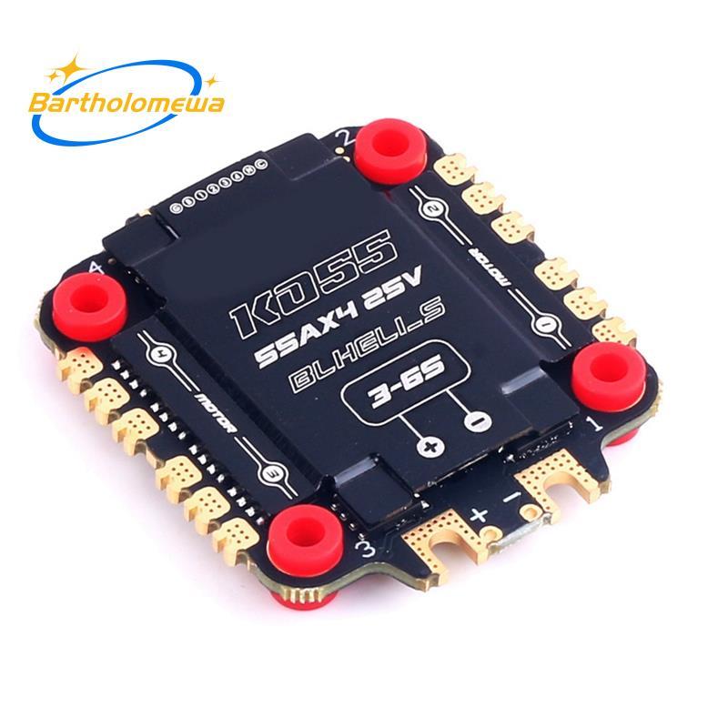 bartholomewaKO55 55A 3-6S ESC แบบไม่มีแปรง 4 in 1 BLHeli_S Dshot600 30.5*30.5 มม. สําหรับ RC FPV Rac